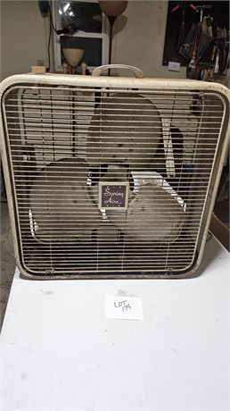 Vintage Spring Aire Box Fan