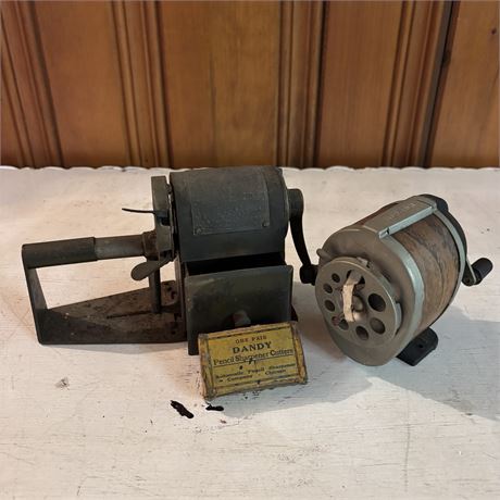 Early Dandy and Boston and Pencil Sharpeners