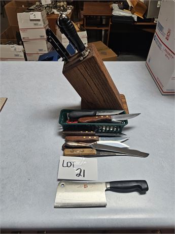Mixed Kitchen Knives- Zwilling, Tops, Oneida & More