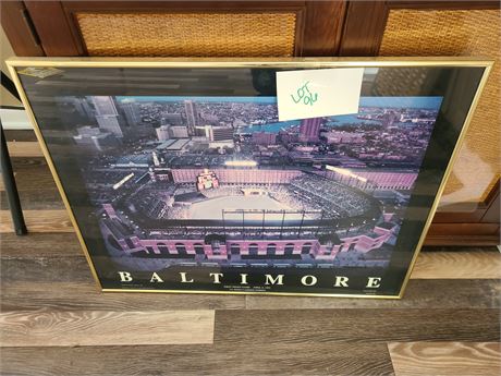 1990's Baltimore Stadium Poster