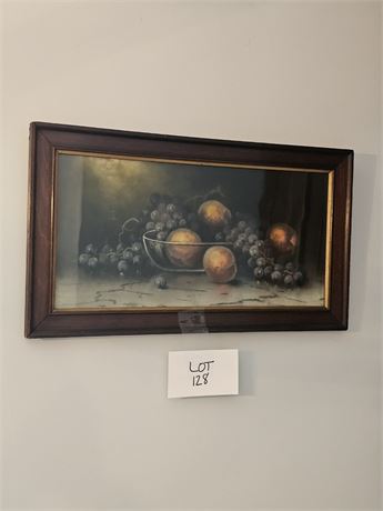 Vintage Still Life Fruit Litho Print