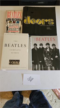 Beatles Unseen Archives On Record & Complete Score Books & The Doors Book
