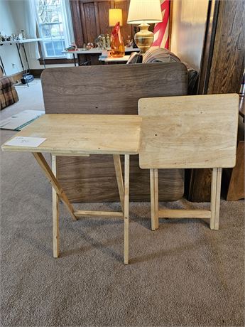 Standard Size Wood TV Trays/Tables