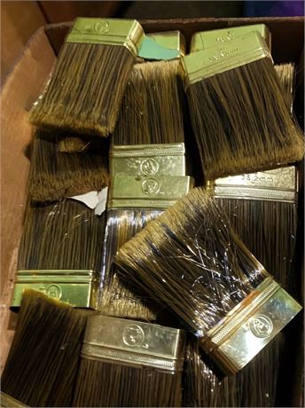 3 Inch Flat Paint/Wall Brush End Lot (1 Box)