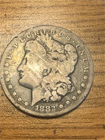 1882 Morgan Silver Dollar Mint Mark S San Fransisco