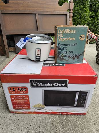 Emerson Microwave / Rice Cooker & More
