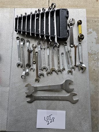 Mixed Wrench Lot:Craftsman/Snap-On/Power Kraft & More