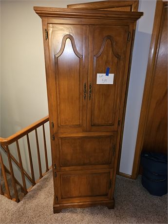 Wood Storage Cabinet