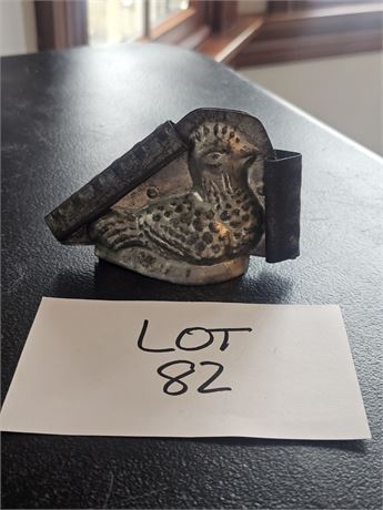 Antique 2-Piece Metal Bird Chocolate Mold