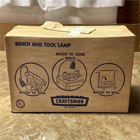 New Craftsman Bench and Tool Lamp
