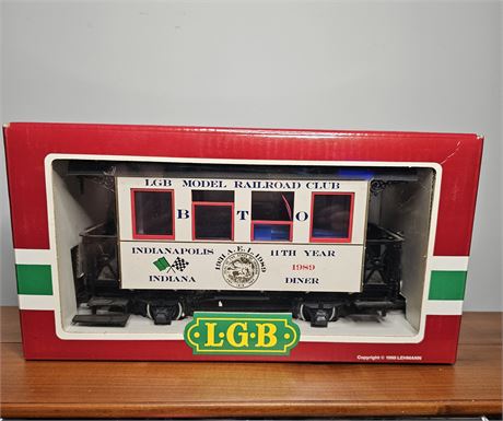 LGB 3007 CC- G Scale~ 11th Annual Convention Diner Car 1989 Indianapolis, IN