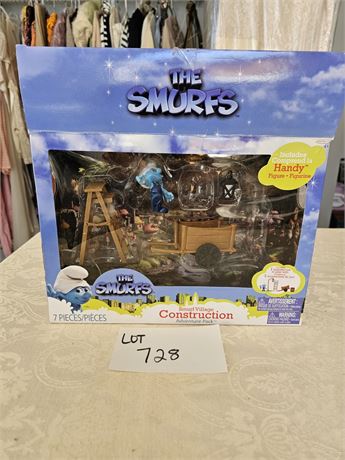The Smurfs "Construction Village" Adventure Rock Playset - Pressman