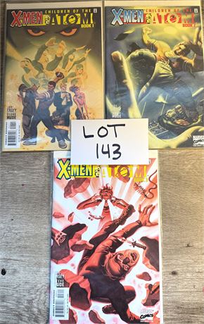 X-Men Comics: Children Of The Atom Book 1,2,3