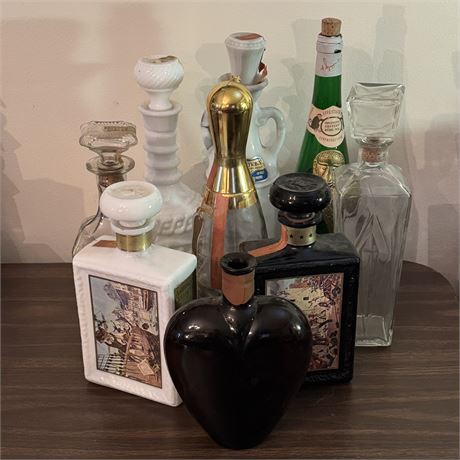 Mixed Glass Decanter Collection