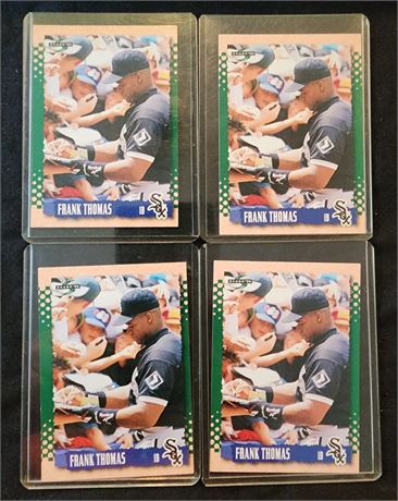 4 Frank Thomas Baseball Cards