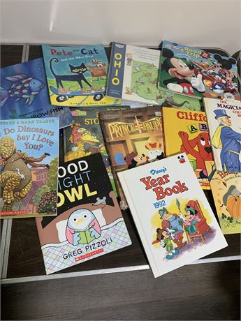 Children's Story Book Lot Clifford Disney Many More