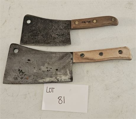 Fulton & Briddell Steel Meat Cleavers