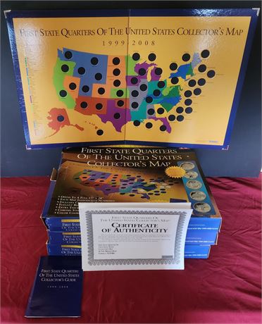 First State Quarters collector's maps