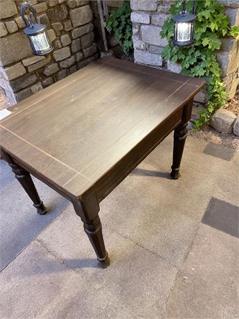 Wood End/Side/Prep Table Stand (Vintage MCM)