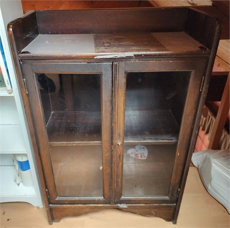 Small Cabinet With Glass Doors