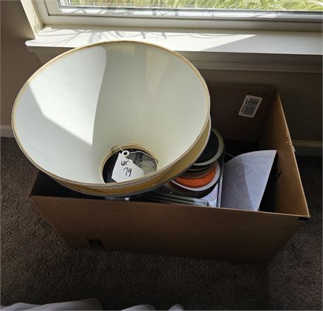 Furniture Coasters, Lamp Shades 13"H, Storage Bins & More