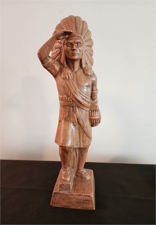 Ceramic Native American Chief- Hand Painted