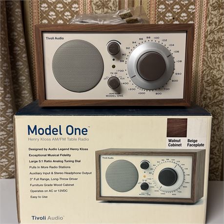 Tivoli Audio Model One Henry Kloss AM/FM Table Radio