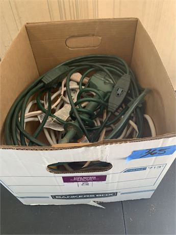 Power Strip Cord Boxed Lot Misc Colors