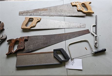 Mixed Hand Saw Lot