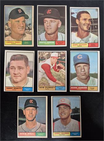 1961 Topps Baseball Cards