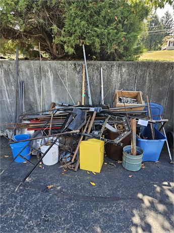 Large Lot of Mixed Metal Scrap