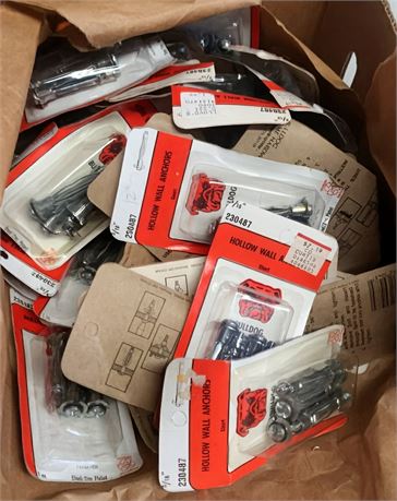 Bulldog Hollow Wall Anchor/Fastener Lot
