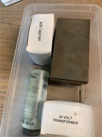 24 Volt Transformer, Vintage Metal Box with Lid & More
