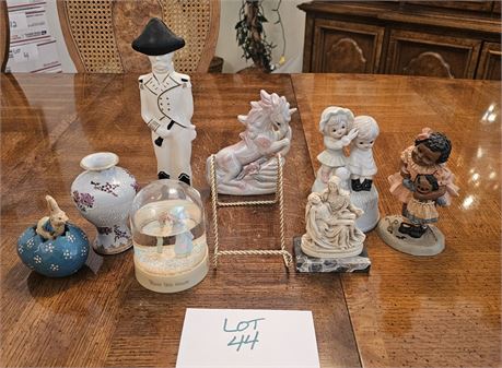 Mixed Decor Lot- Avon, Figurines & More