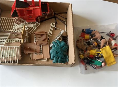 Vintage Playmobil Western-Themed Playset