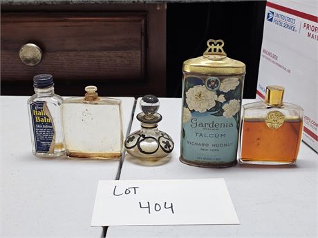 Vintage Perfume Bottles:Cody Digan/Balm/Talcum Powder & More