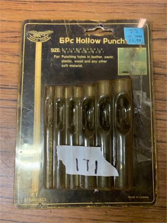 Eagle Tools Hollow Punch Set 6pcs