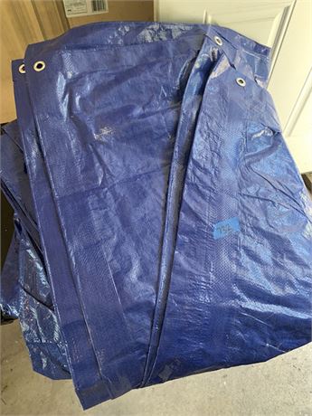 Blue Plastic Multipurpose Tarp