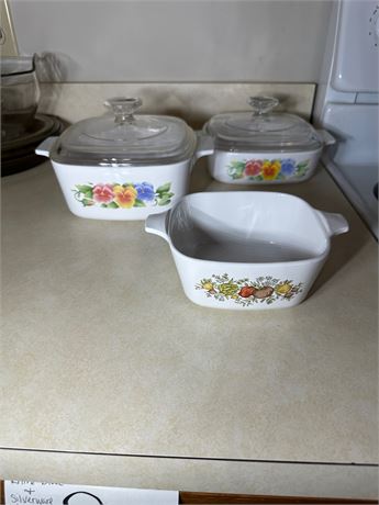 Corningware baking dishes