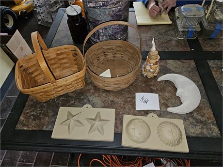 Longaberger Baskets & Brown Bag Molds