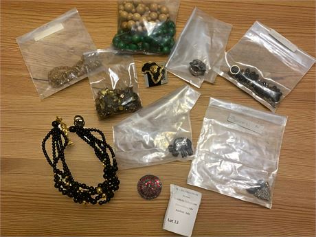 Stretchy Elephant Rings, Wooden Bead Necklaces, African Brooch & More