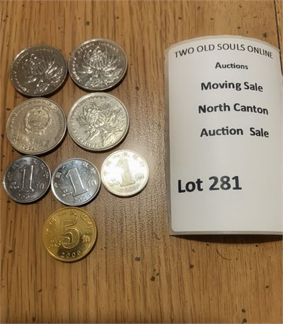 Chinese Coin Lot of 8