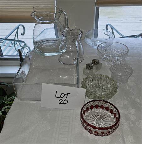 Kosta Boda Milk & Creamer Pitchers, Glass Bowl & More