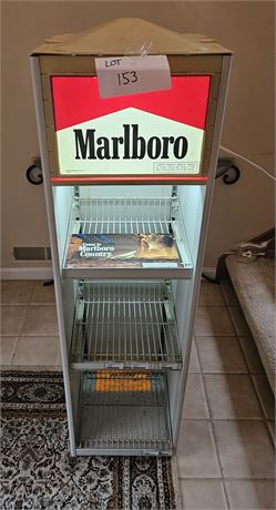 Marlboro Cigarette Display Shelf Unit Lighted