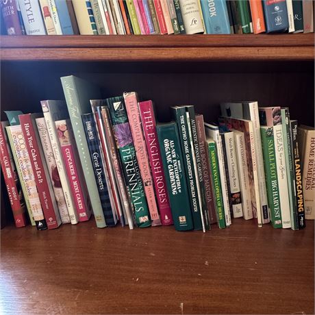Bookshelf Buyout - Cooking, Gardening, Landscaping….