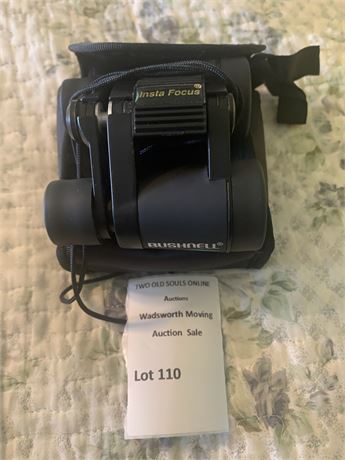 Bushnell Insta Focus 4x30 Power View Binoculars With Carrying Case