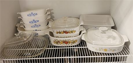 Vintage Corningware Lot