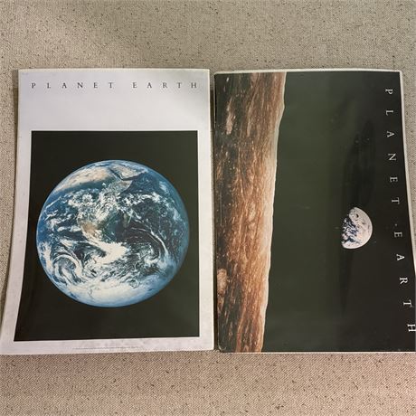 Sealed - Set of 2 PLANET EARTH Vintage Posters