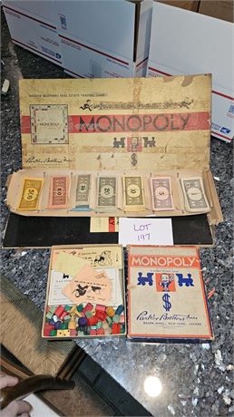 Vintage Monopoly Game