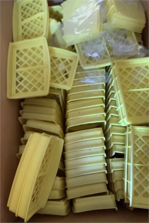 Plastic Yellow Industrial Hand Soap Holders Lot - 1 Large Case